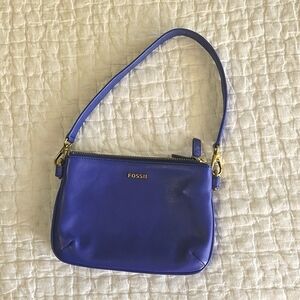 Fossil Cobalt Blue Bag, like new